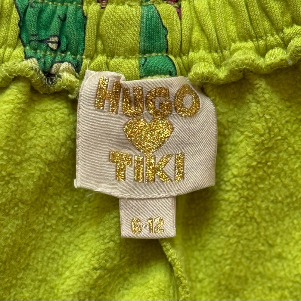 Hugo Loves Tiki Kids Unisex Pickles Sweatpants - Green - Size 6-12M - Picture 7 of 10